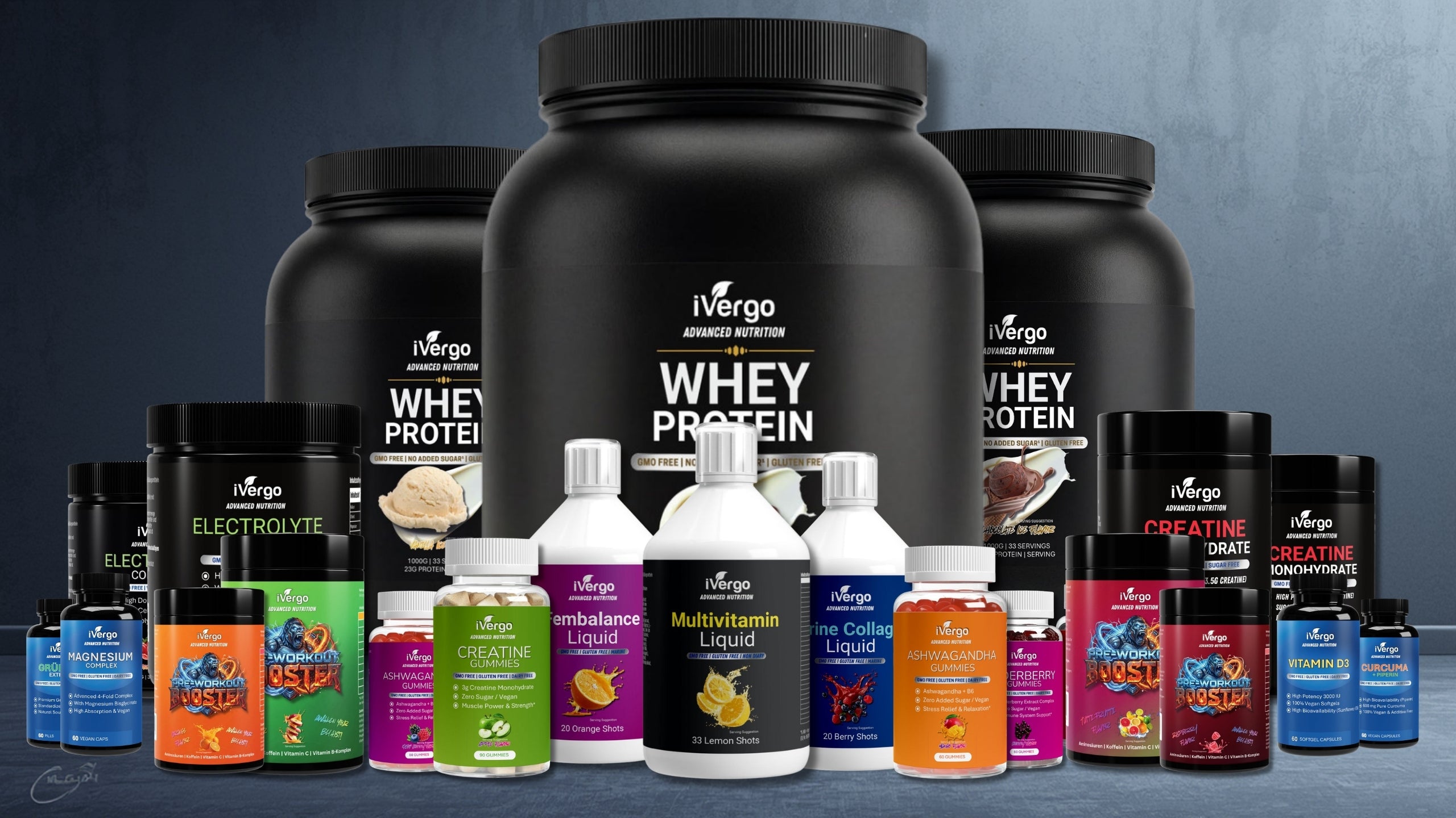 Maximiere deine Performance & dein Wohlbefinden mit iVergo Nutrition. Von reinem Kreatin bis Marine Collagen – geprüfte Qualität ohne unnötige Zusätze. Jetzt shoppen!