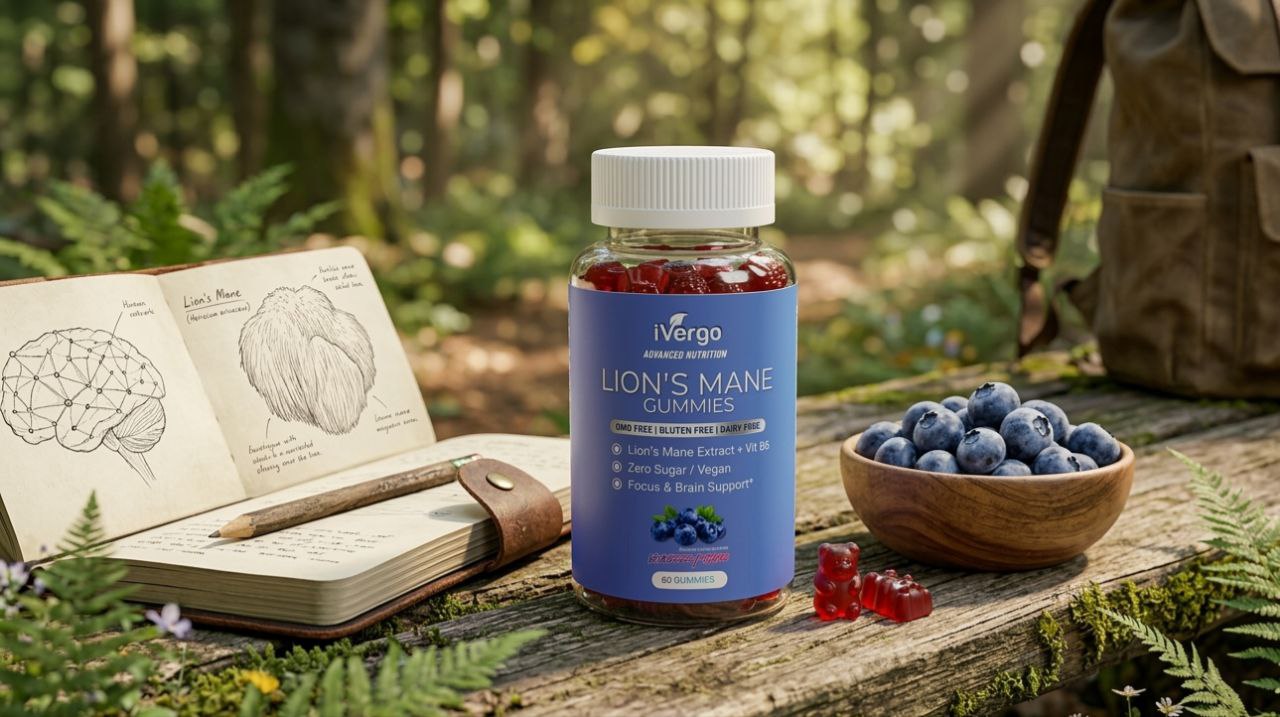 iVergo Lion's Mane Gummies | Focus & Brain | 60 Stk.