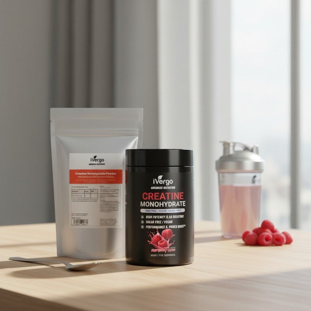 iVergo Kreatin Bundle | Fruchtige Dose & 100% Pure Refill | 1,5 kg Set