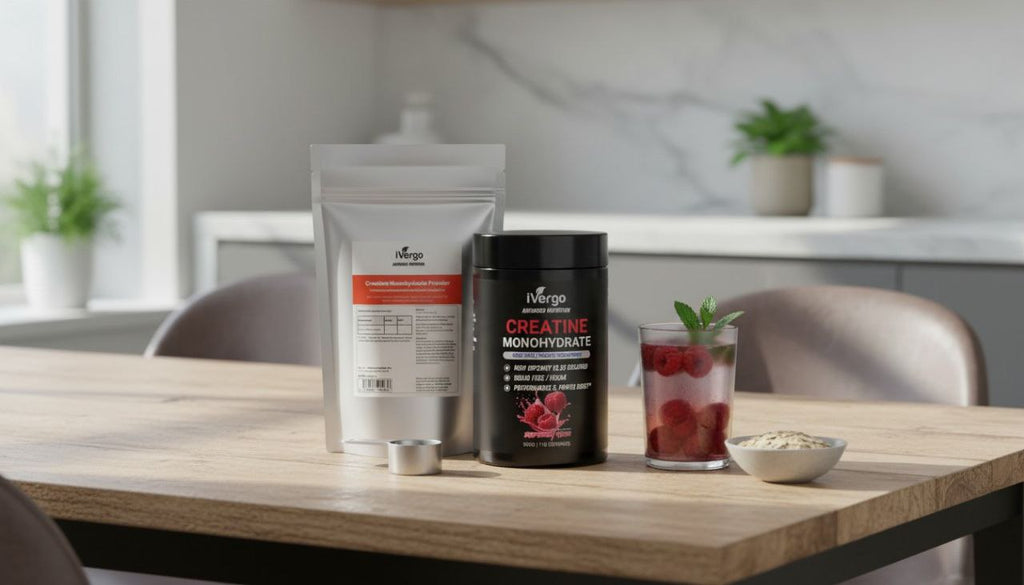 iVergo Kreatin Bundle | Fruchtige Dose & 100% Pure Refill | 1,5 kg Set