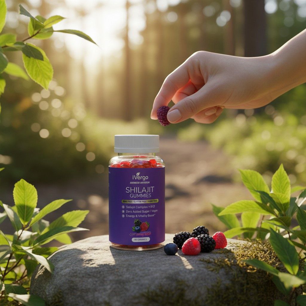 iVergo Shilajit Gummies | Energy & Vitality PLUS | 60 Stk.