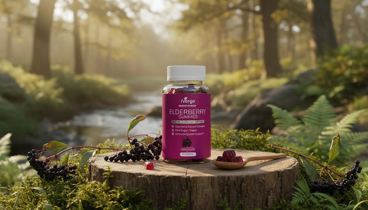 iVergo Elderberry Gummies | Immune Support | 60 Stk.