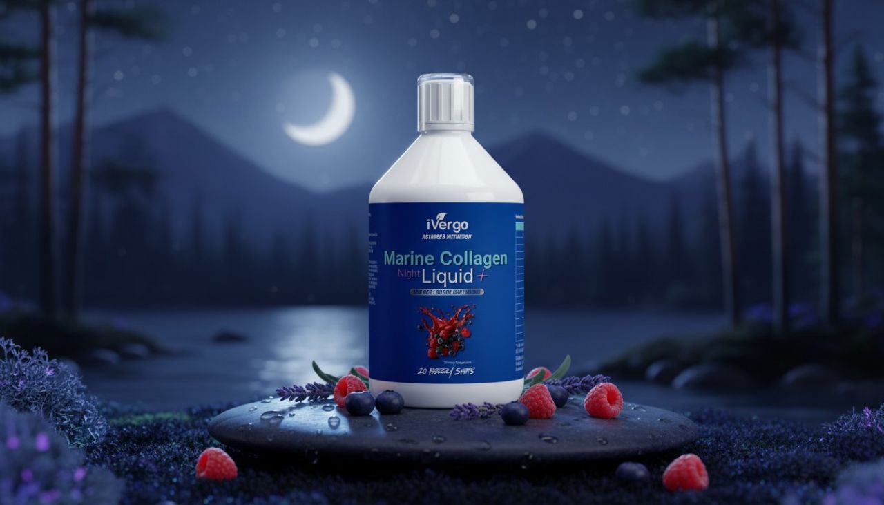 iVergo Marine Collagen Night Liquid | Beauty-Schlaf & Regeneration | 500ml