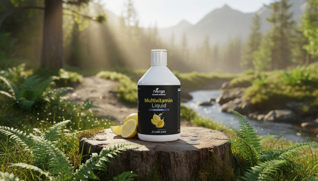 iVergo Multivitamin Liquid | 33 Lemon Shots | 500ml