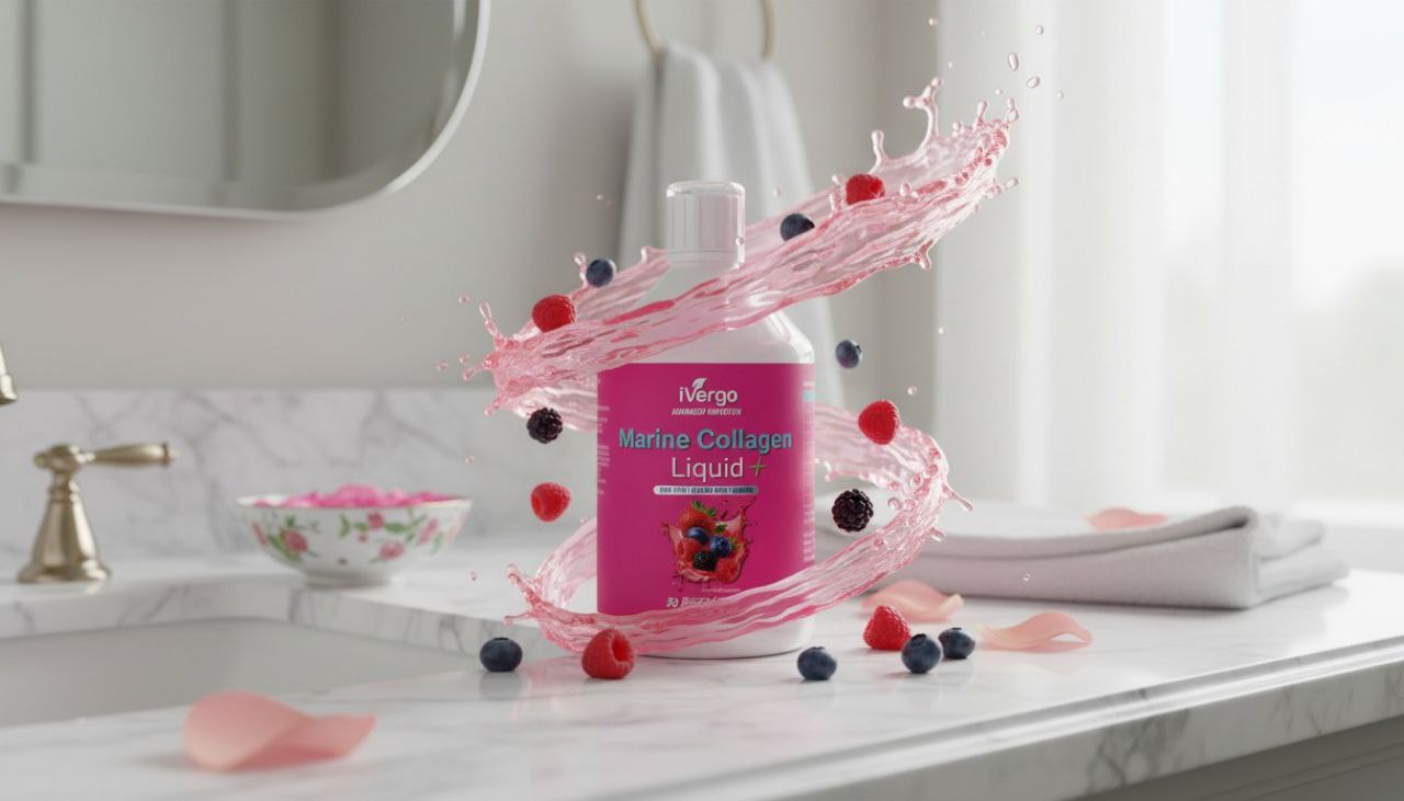 iVergo Marine Collagen Liquid PLUS | 50 Tage Beauty-Kur | 500ml