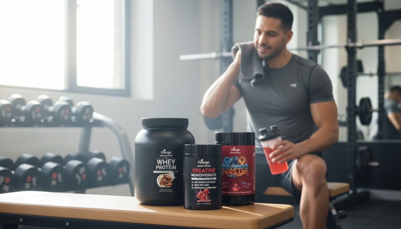 iVergo Gym Essentials Bundle | Maximale Performance & Muskelaufbau | 3-teiliges Set