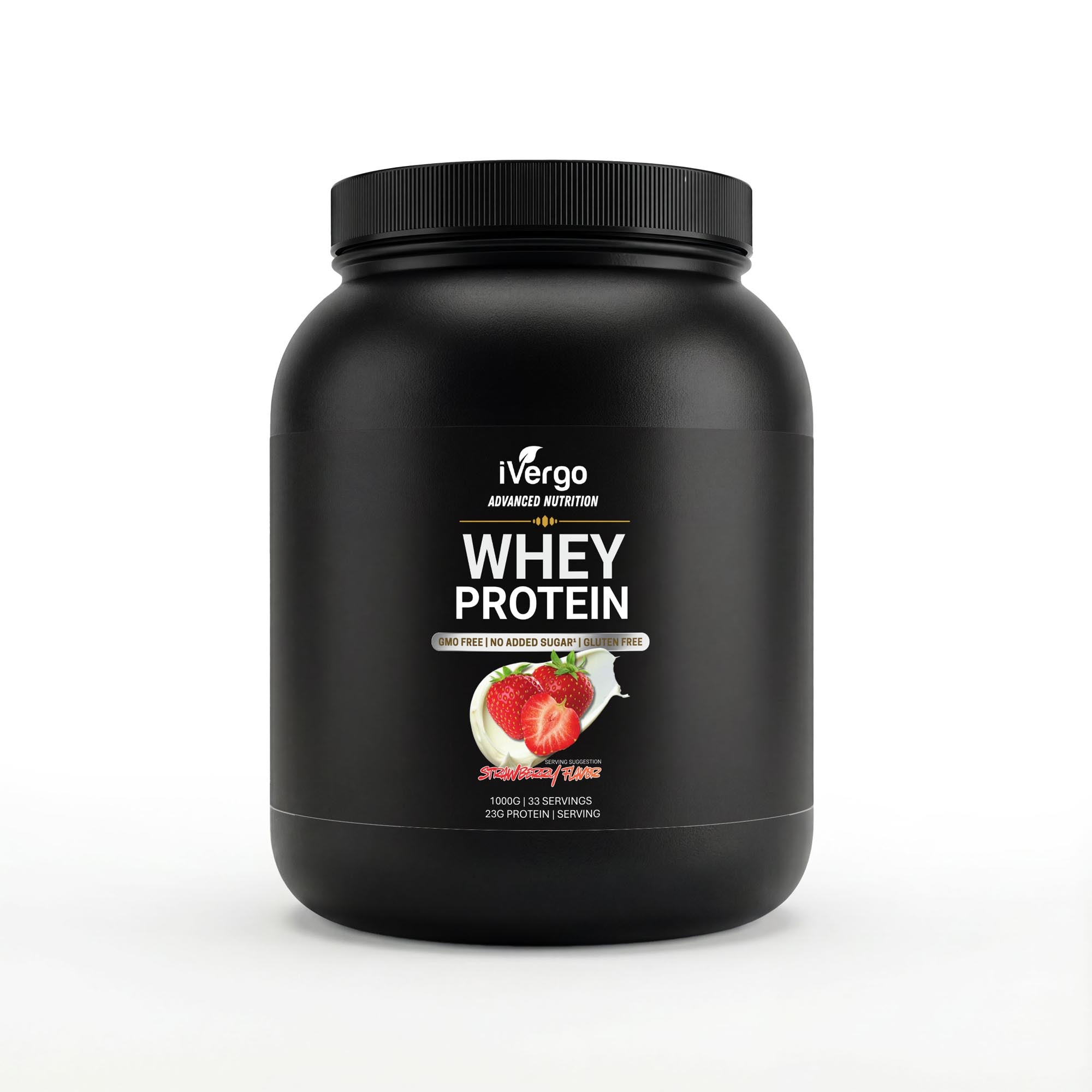 iVergo Premium Whey Protein | High Protein & Low Sugar | 1000g