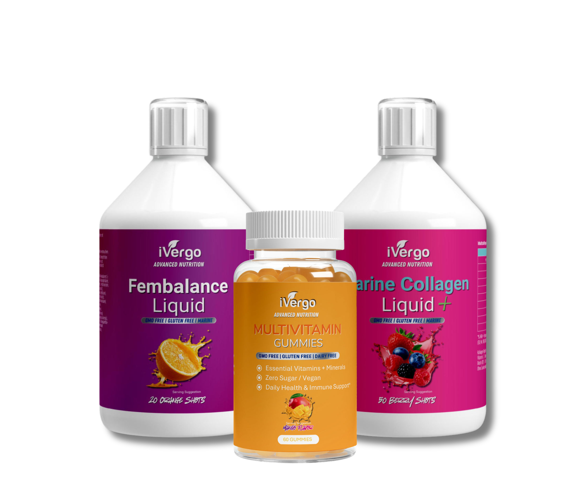 iVergo Ultimate Female 360° Bundle | Hormone, Beauty & Vitalität | 3-teiliges Premium-Set