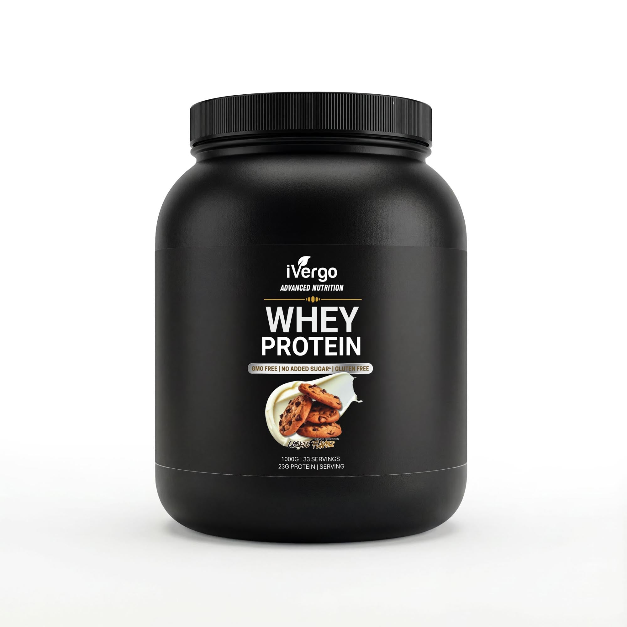 iVergo Premium Whey Protein | High Protein & Low Sugar | 1000g